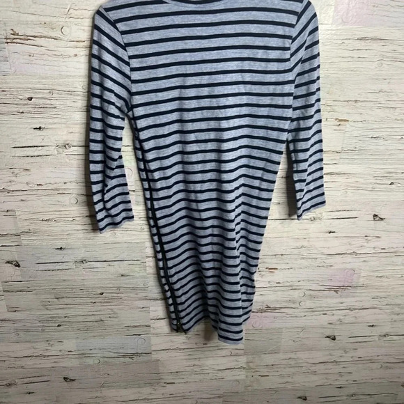 J crew blue  striped long sleeve dress size xs - Picture 9 of 9